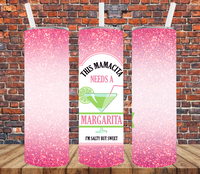 Mamacita Needs a Margarita - Tumbler Wrap Sublimation Transfers