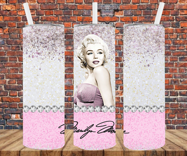 Marilyn - Tumbler Wrap - Sublimation Transfers