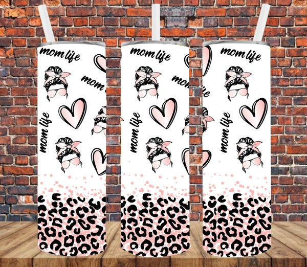 Mom Life - Tumbler Wrap Vinyl Transfers