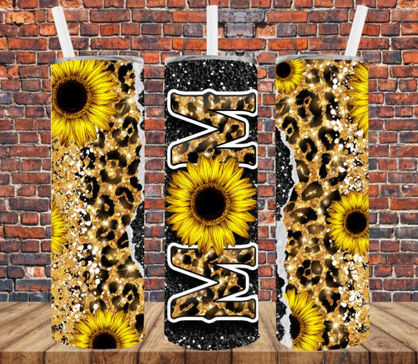 Mom Sunflowers - Tumbler Wrap Vinyl Transfers