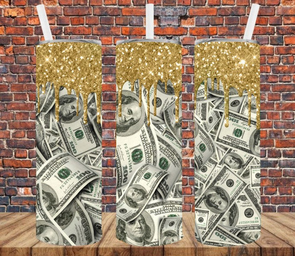 Money Money Money - Tumbler Wrap Sublimation Transfers