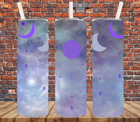Mystic Moon Phases - Tumbler Wrap Sublimation Transfers