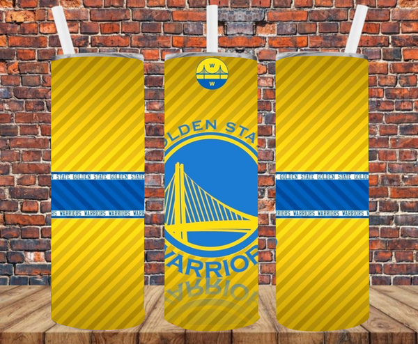 Golden State - Tumbler Wrap - Sublimation Transfers
