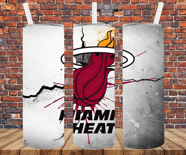 Miami Heat - Tumbler Wrap - Sublimation Transfers