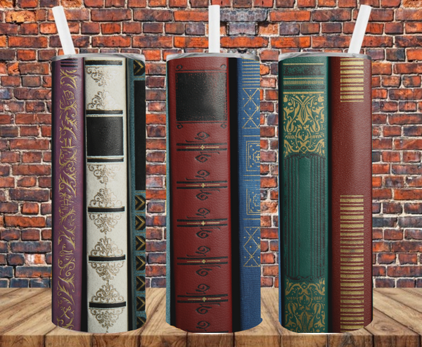 Old Books - Tumbler Wrap Sublimation Transfers