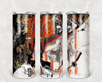 Hunting & Fishing - Tumbler Wrap Sublimation Transfers