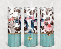 Country Farm Animals - Tumbler Wrap Vinyl Transfers