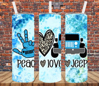 Off Road Life - Tumbler Wrap Sublimation Transfers