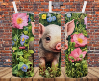 Country Piglet - Tumbler Wrap - Sublimation Transfers