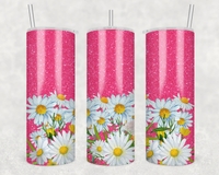 Daisies - Tumbler Wrap Vinyl Transfers