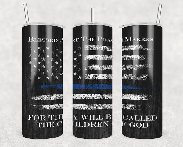 Police Peace Makers, Children of God - Tumbler Wrap Sublimation Transfers