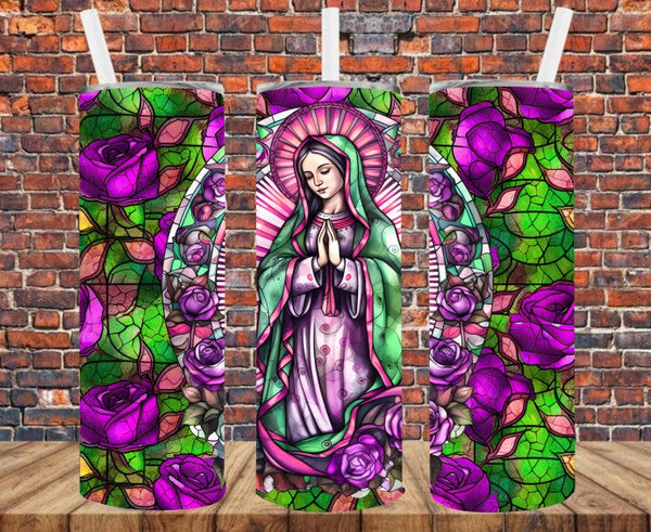 Mother Mary - Tumbler Wrap - Sublimation Transfers