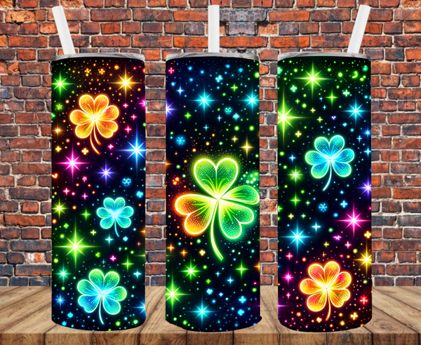 Lucky Clovers - Tumbler Wrap - Sublimation Transfers
