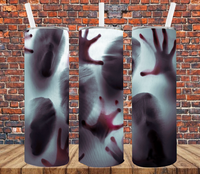 Screaming Faces - Tumbler Wrap Sublimation Transfers
