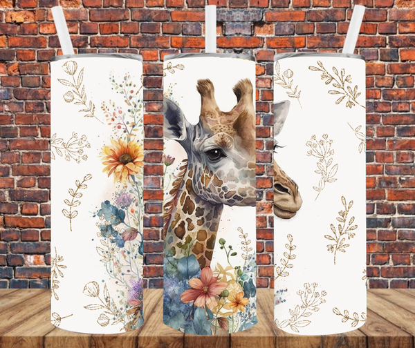 Giraffe - Tumbler Wrap Sublimation Transfers