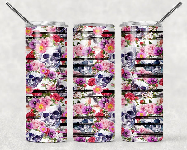 Sugar Skulls - Tumbler Wrap Vinyl Transfers