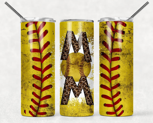 Softball Mom - Tumbler Wrap Vinyl Transfers