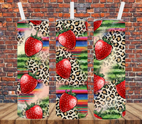 Strawberries - Tumbler Wrap Sublimation Transfers