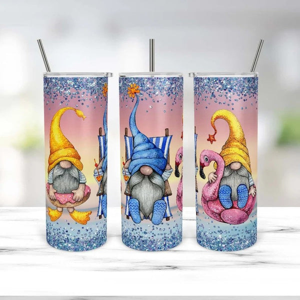 Floatie Gnomes - Tumbler Wrap Sublimation Transfers