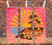 Summer Vibes - Tumbler Wrap Vinyl Transfers