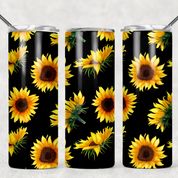 Sunflowers - Tumbler Wrap Sublimation Transfers