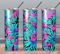 Tropical - Tumbler Wrap Sublimation Transfers