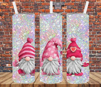 Valentine's Gnomes - Tumbler Wrap Vinyl Transfers