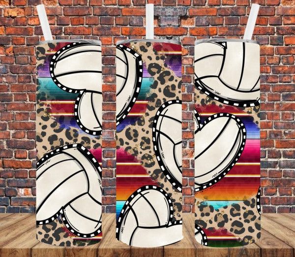 Volleyball Hearts - Tumbler Wrap Vinyl Transfers