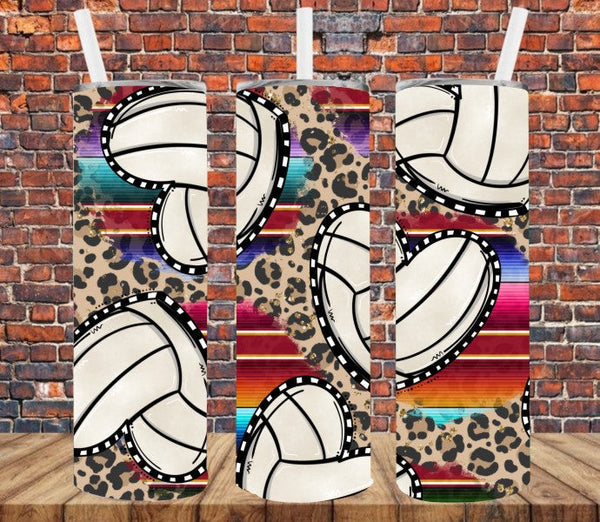 Volleyball Hearts - Tumbler Wrap Sublimation Transfers