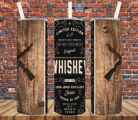 Whiskey Label - Tumbler Wrap Sublimation Transfers